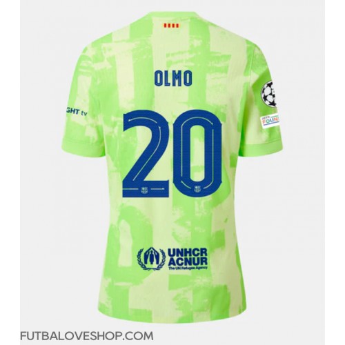 Dres Barcelona Dani Olmo #20 Tretina 2024-25 Krátky Rukáv